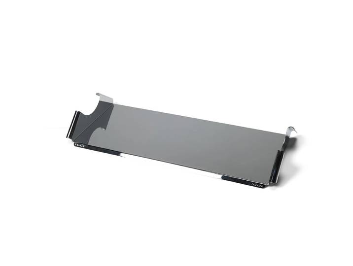 Pedestal - Moon Tray Shelf, chrome