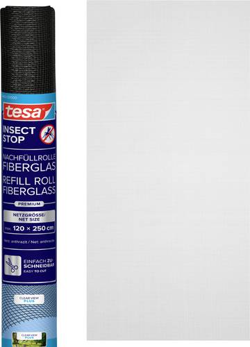 TESA 55442-00 Insect Stop Clear-View Ersatrolle Fliegengitter Ersatzrolle Passend für Marke (Tiervertreiber) Tesa Fliegengitter