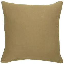 IB Laursen Leinen-Kissenbezug 50x50 cm einfarbig, 50 x 50 cm, clay
