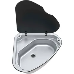 Thetford Serie 33 Spülbecken dreieckig 480 x 480 mm Links