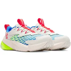 UNDER ARMOUR Scramjet 7 Laufschuhe Jungen 110 - summit white/high vis yellow/racer red 29.5