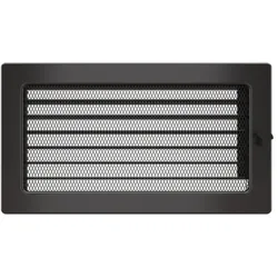 OutInFire Kaminlüftungsgitter 17x30 Graphit mit Rollladen