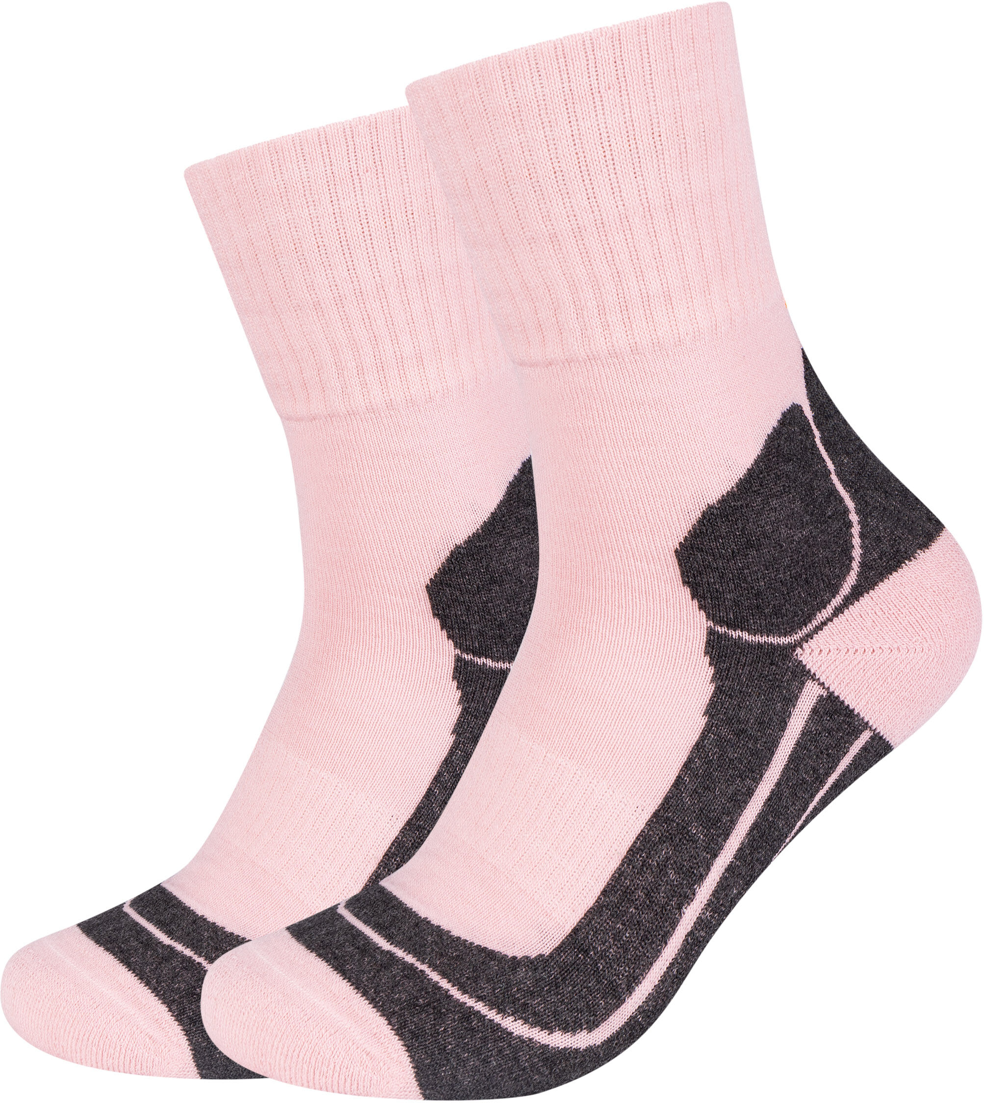 Skisocken CAMANO "function", Herren, Gr. 39-42, rosa (dusty rose), Materialmix, unifarben, normal, Socken Skisocken, mit Komfortbund