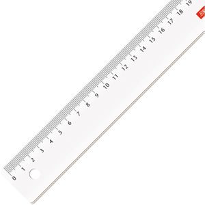 Brunnen Lineal 104977040, 40 cm, Kunststoff, glasklar