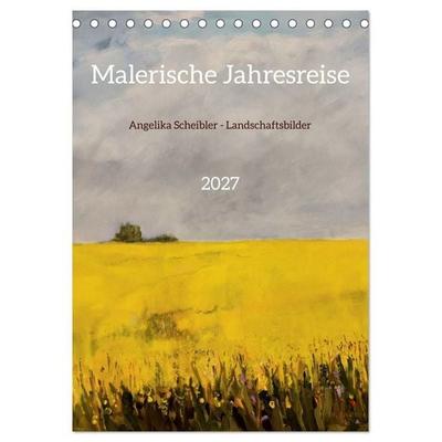 Malerische Jahresreise (Tischkalender 2027 DIN A5 hoch), CALVENDO Monatskalender