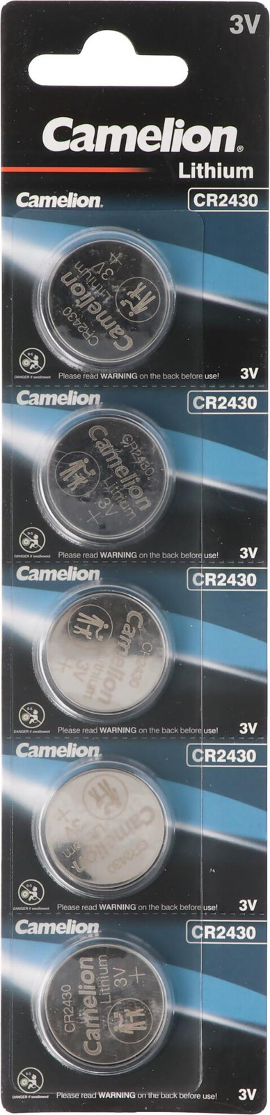 Camelion CR2430 lithiumbatterijen, set van 5 stuks
