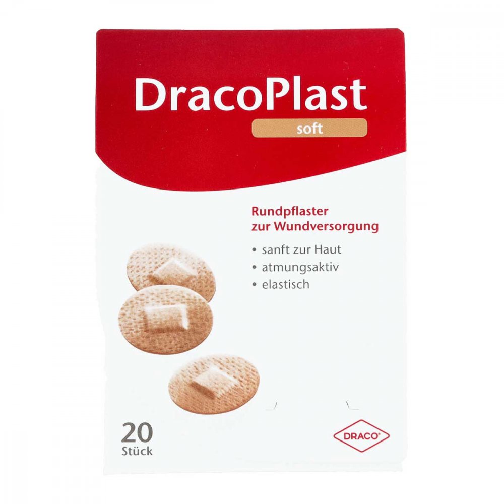 Dr. Ausbüttel GmbH & Co. KG Dracoplast Soft Rundpflaster hautfarben 2,2cm 09513563