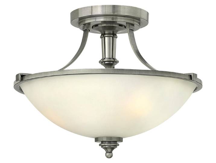 Elstead Truman Deckenleuchte E27 3-fach Antikes Nickel