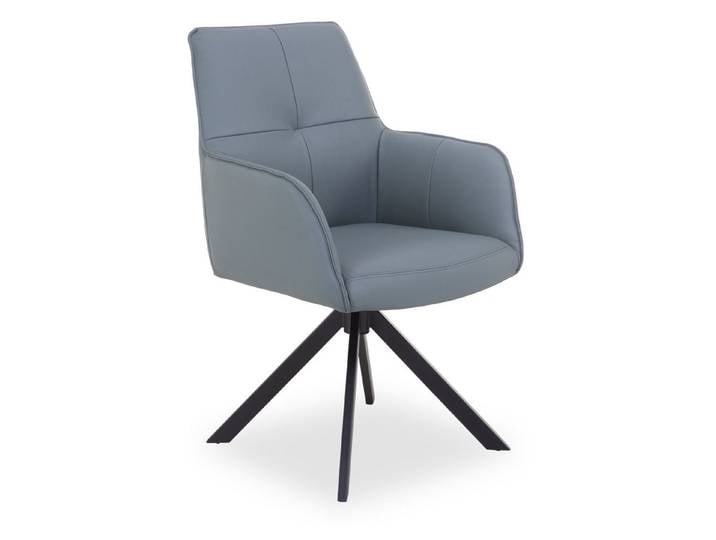 HARPER Esszimmerstuhl Polsterstuhl HARPER HAFUN LBH 60x69x87 cm blau Esszimmerstuhl