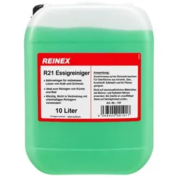 Reinex R21 Essigreiniger 10 L Badreiniger klassischer Reiniger auf Essigbasis, für den Sanitärbereich