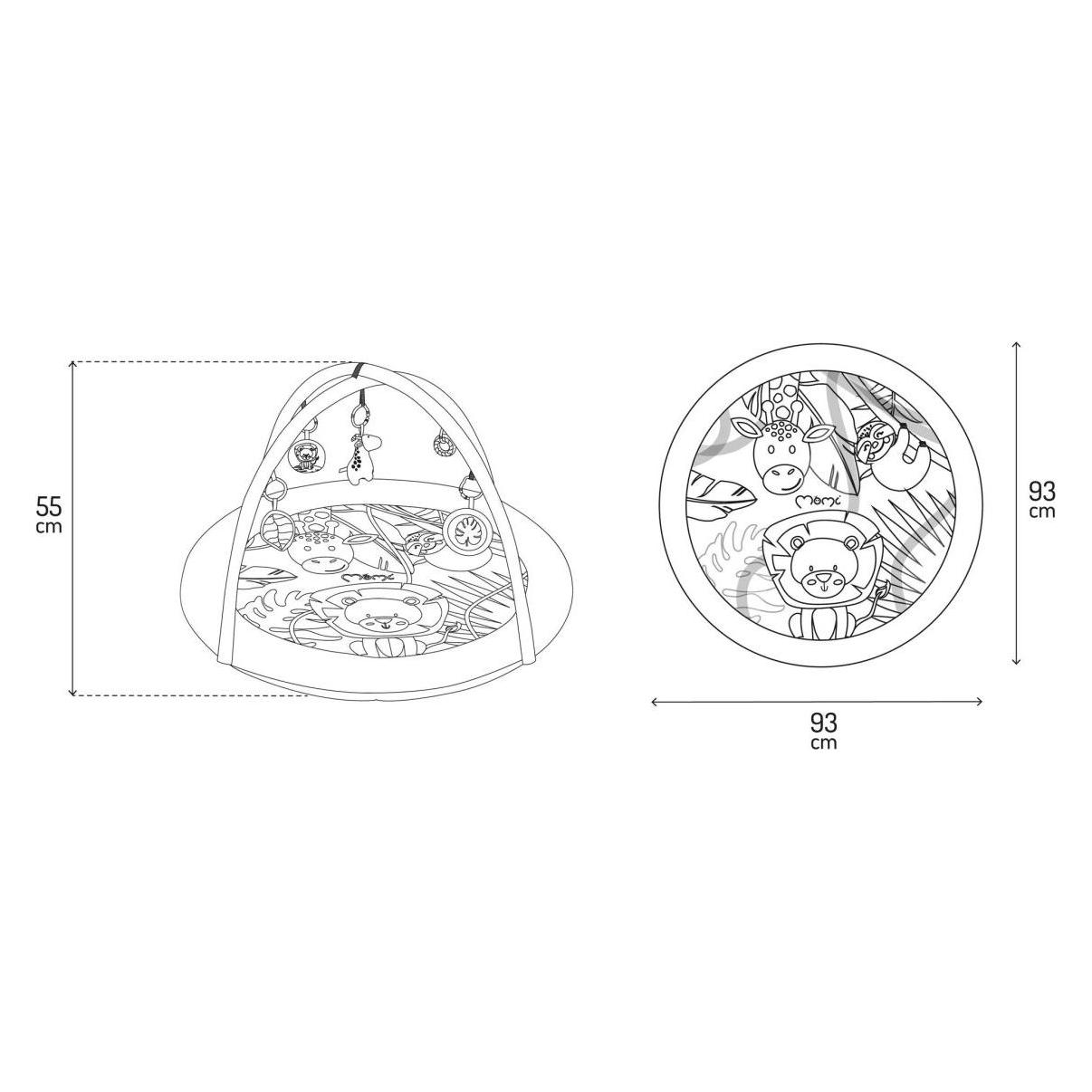 MoMi Luani Spielmatte (180 cm) (MAED00020)
