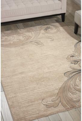 Nourison Maxell Abstract Ombre Damask Floral Botanical Area Rug