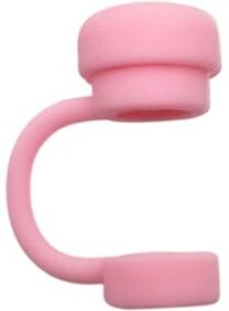 Perfect Picks Market Reusable Silicone Straw Covers For Stanley Cup Leak Proof Dust Proof Straw Caps Set pink
