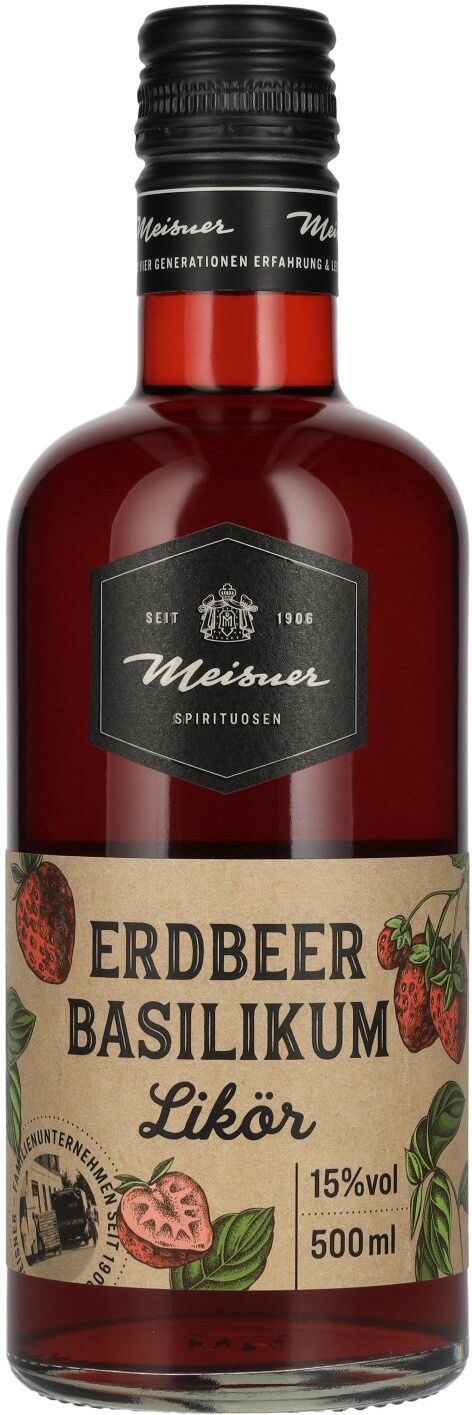 Meisner Liköre Meisner Erdbeer Basilikum Likör 15% Vol. 0,5l
