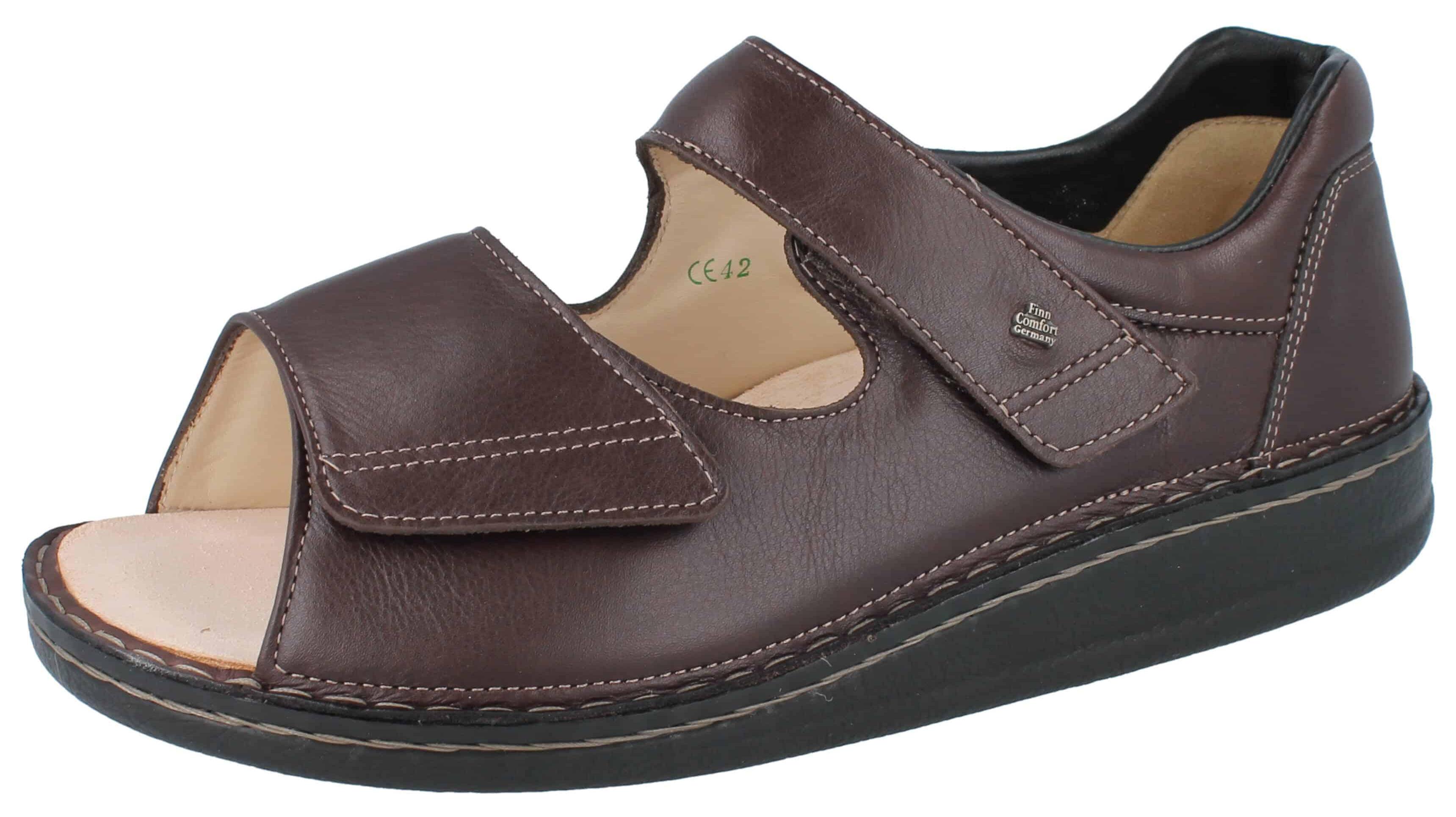 FINN COMFORT PROPHYLAXE 96200 Herren Sandale braun Glattleder - Größe: 43
