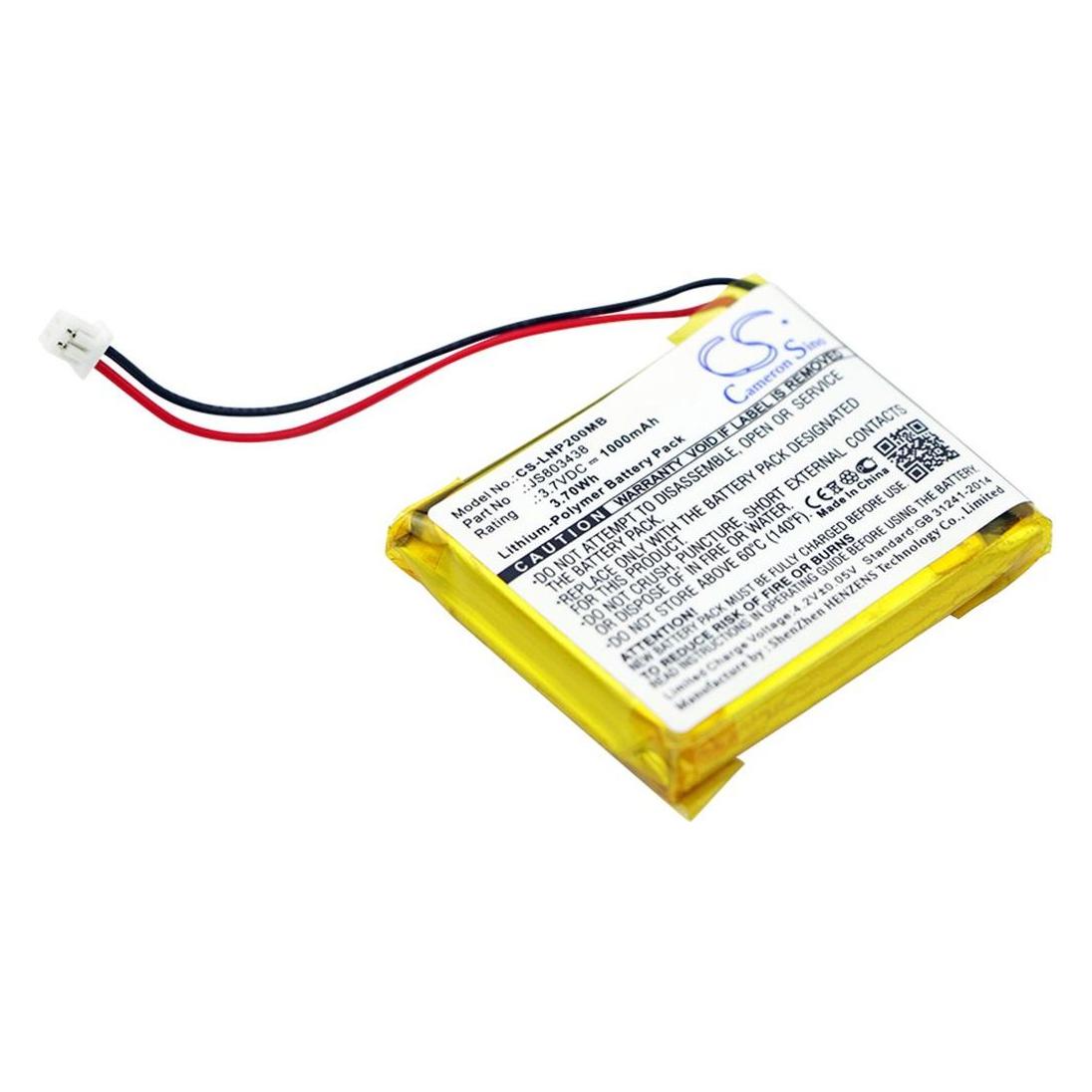 NoName Battery for Luvion Platinum 2etc (1 Stk., Gerätespezifisch, 1000 mAh) (LNP200MB)