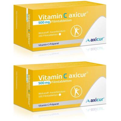 Vitamin C Axicur 500 mg Filmtabletten 2x 2x100 St
