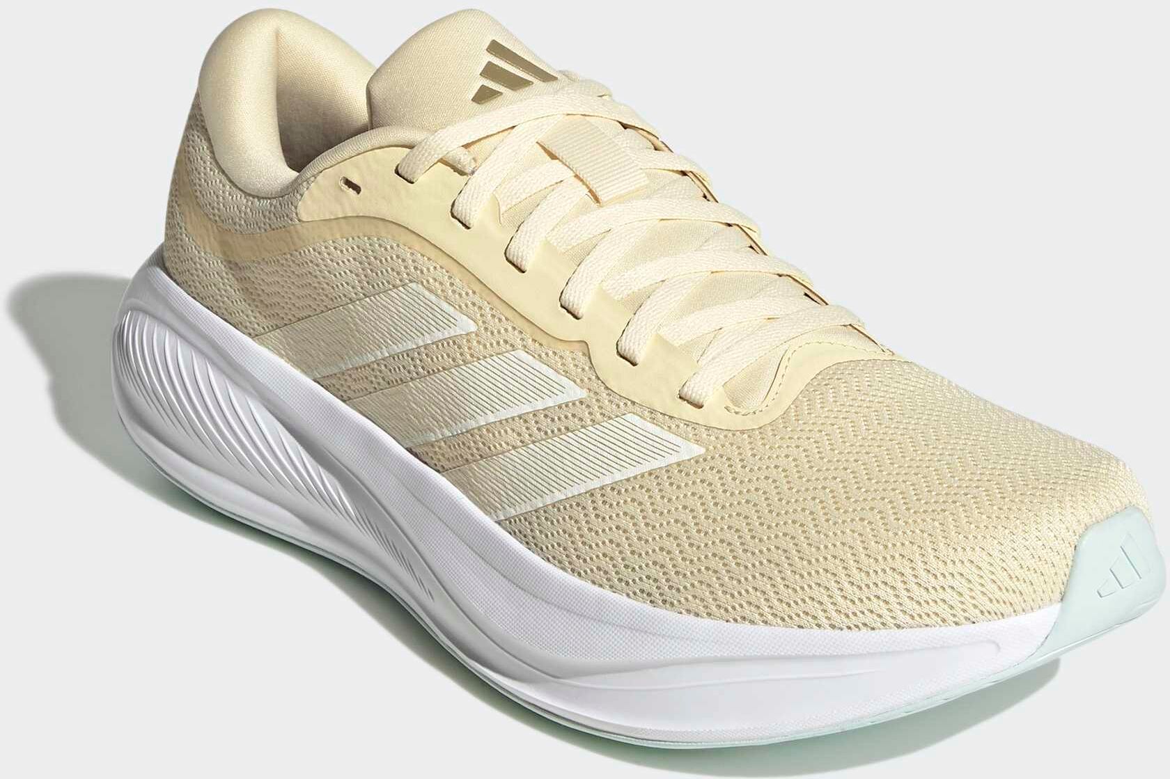 Laufschuh ADIDAS PERFORMANCE "RESPONSE RUNNER 2", Gr. 38, beige (warm vanilla, thermal chrome, ftwr weiß), Synthetik, Textil, Schuhe Laufschuh warm vanilla, thermal chrome, ftwr weiß 38