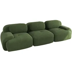 3-SITZER-SOFA in Premium-Cord Montagefrei & Rutschfest