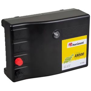 Horizont Weidezaungerät farmer AN500, 10950, Dualgerät, 12 V Akku- & 230 V Netzbetrieb, Zaunlänge bis 180 km