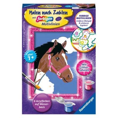 CreArt, Malen nach Zahlen Kinder - Pferd