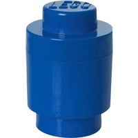LEGO Storage Brick 1 rund blau, Aufbewahrungsbox
