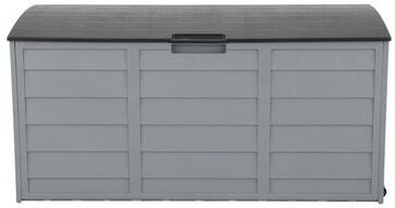 75 Gal 260L Outdoor Garden Plastic Storage Box Grey