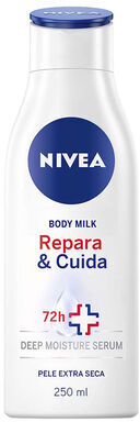 Nivea Leite Corpo Body Milk Repara & Cuida 250 ml