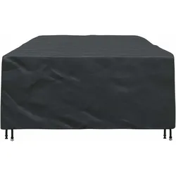 vidaXL Möbelbezug Uni Schwarz 315 x 180 x 74 cm 210D