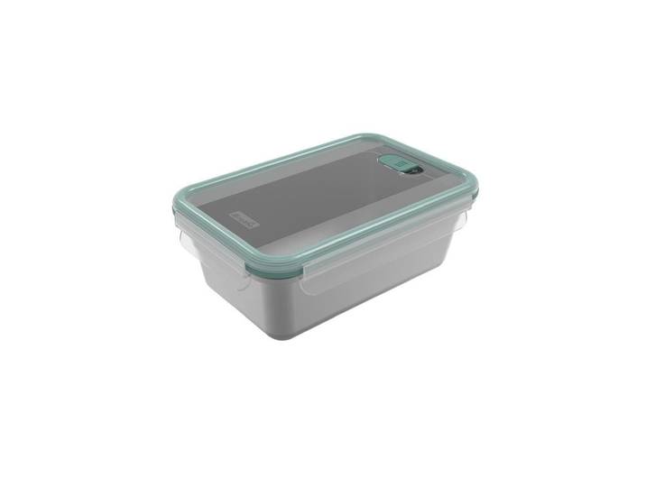 Vorratsdose ROTHO Rotho Edelstahldose mit Deckel NALA 1.5 l, Silber , grau (silber), B:15,1cm H:6,5cm L:22,5cm, Lebensmittelaufbewahrungsbehälter, Vorratsdose
