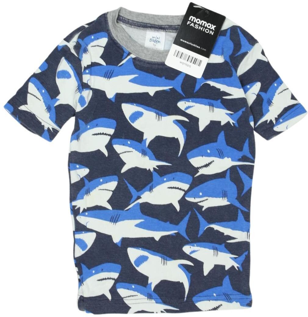 Mini Boden Jungen T-Shirt, Blau, Gr. EU 116, Baumwolle - Second Hand