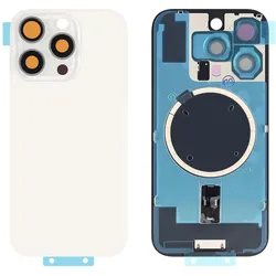 iPhone 16 Pro Backcover Titan Weiß