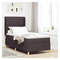 vidaXL, Boxspringbett, Taschenfederkern Matratze (80 x 200 cm)