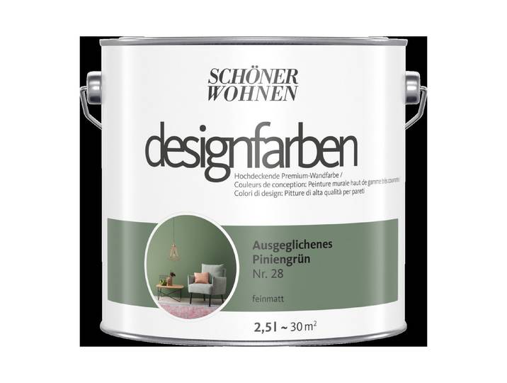 Schöner Wohnen Farbige Premium-Dispersion Designfarben 2.5 l