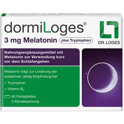DORMILOGES 3 mg Melatonin plus Tryptophan Filmtab. 60 St