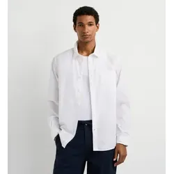 Pepe Jeans für Herren. PM3091283 Weißes Robert-Hemd (L), Lässig, Baumwolle, Langarm