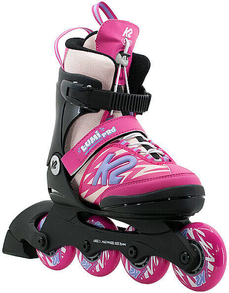 K2 Mädchen Inlineskates Eddie Lumi Pro pink   32-37 B