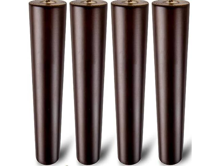 IOvgujFY 4 Stück Ersatzfüße aus Holz for Tische, Sofas, Sessel