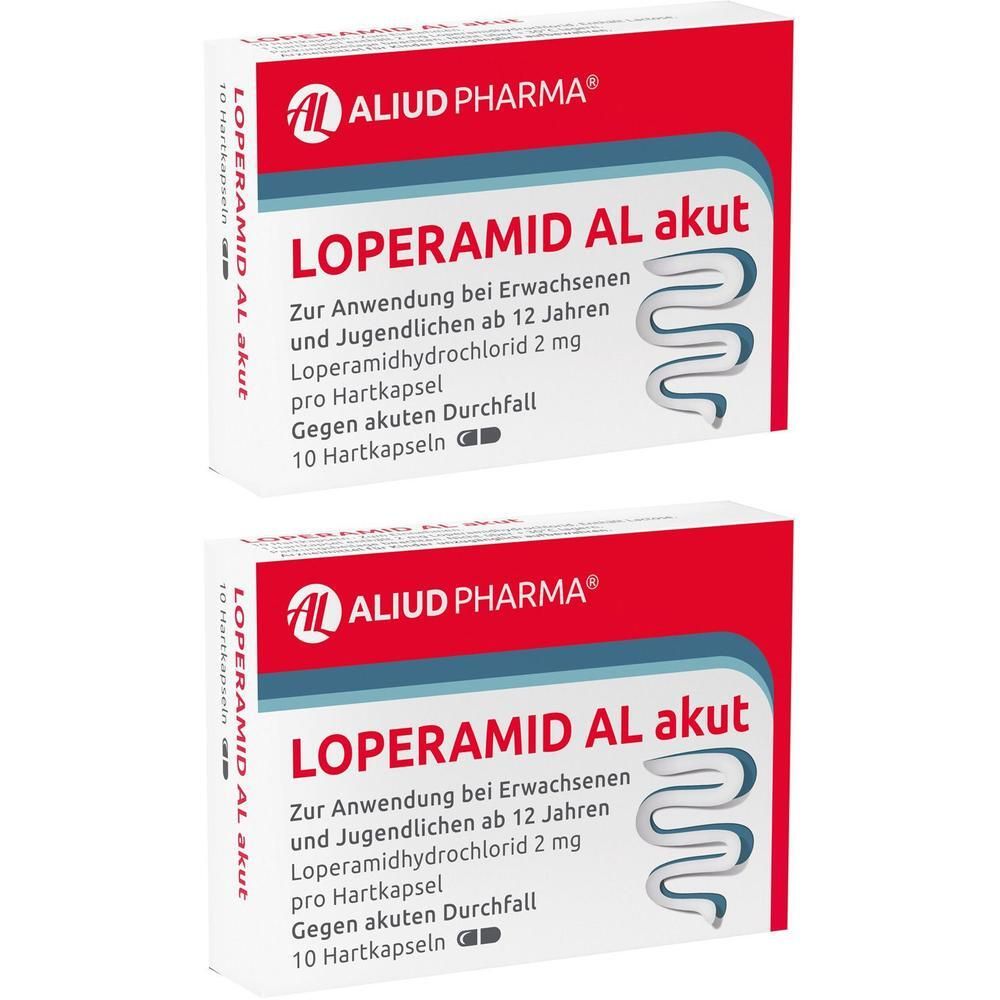 Loperamid AL akut Hartkapseln 2x 2x10 St