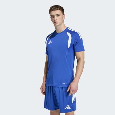 Fußballtrikot ADIDAS PERFORMANCE "TIRO26 LEAGUE JERSEY", Herren, Gr. L, royal blau, weiß, Obermaterial: 100% Polyester, Rundhals, Trikots Fußballtrikot
