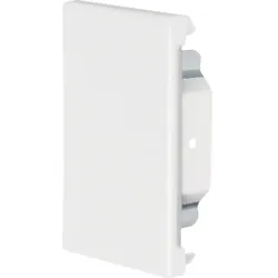 Hager BRS6510069016 Endstück kaschierend Stahlblech 68x100mm OT80mm verkehrsweiß