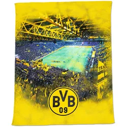 Fleecedecke BVB STADIONPRINT (BL 150x200 cm) - bunt - BL 150x200 cm