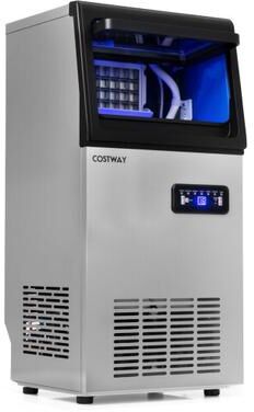 Costway Stainless Steel Commercial Ice Maker 110 lbs/24H