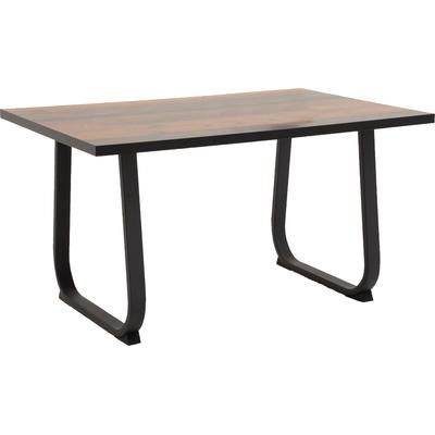 Esstisch HELA "Luise T", grau (oldwood, anthrazit, anthrazit, oldwood), B:140cm H:76cm T:90cm, Tische, Esstisch, Breite 140 cm