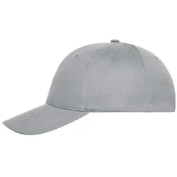 Basecap "MB6236" 6-Panel Bio-Baumwolle - light grey