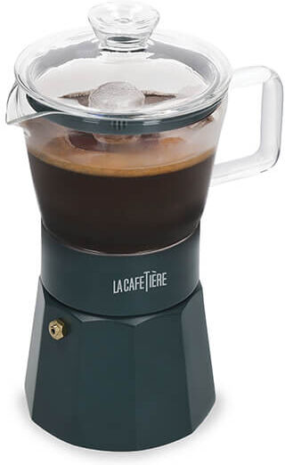 La Cafetiere Glass 6 Cup Espresso Maker Green