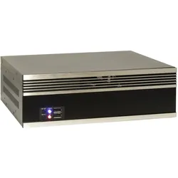 Intertech S25 (Mini-ITX), PC Gehäuse, Schwarz, Silber