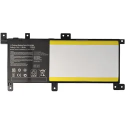 AccuCell Akku ASUS X556UB, C21N1509 (5000 mAh), Notebook Akku, Schwarz