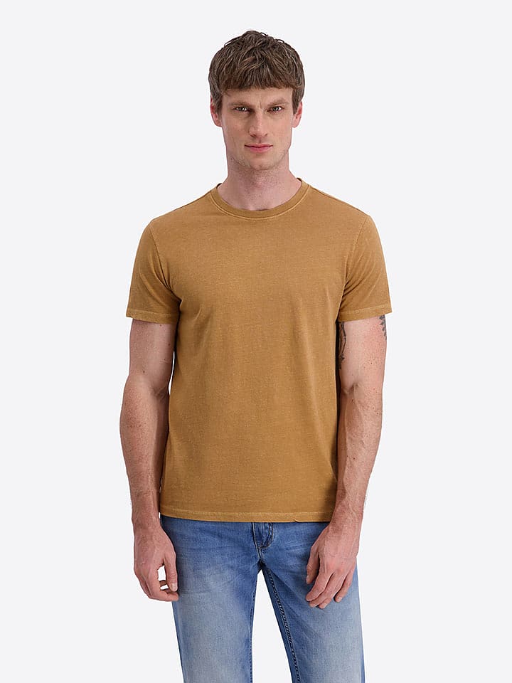 Timezone Shirt in Hellbraun - M