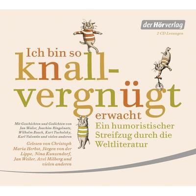 Ich bin so knallvergnügt erwacht - Joachim Ringelnatz,Christian Morgenstern,Wilhelm Busch,Mark Twain,Karl Valentin, CD, 9783844519549